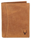 WILDHORN Top Grain Portrait Leather Wallet for Men | Ultra Strong Stitching | Handcrafted | RFID Blocking | 2 ID Slots | 11 Card Slots | Zip Compartment - WILDHORN