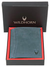 WILDHORN Top Grain Portrait Leather Wallet for Men | Ultra Strong Stitching | Handcrafted | RFID Blocking | 2 ID Slots | 11 Card Slots | Zip Compartment - WILDHORN