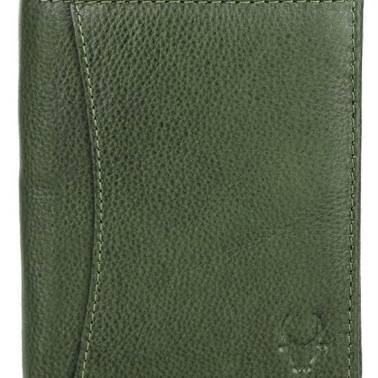 WILDHORN Top Grain Portrait Leather Wallet for Men | Ultra Strong Stitching | Handcrafted | RFID Blocking | 2 ID Slots | 11 Card Slots | Zip Compartment - WILDHORN