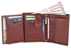 WILDHORN Top Grain Portrait Leather Wallet for Men | Ultra Strong Stitching | Handcrafted | RFID Blocking | 2 ID Slots | 11 Card Slots | Zip Compartment - WILDHORN