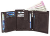 WILDHORN Top Grain Portrait Leather Wallet for Men | Ultra Strong Stitching | Handcrafted | RFID Blocking | 2 ID Slots | 11 Card Slots | Zip Compartment - WILDHORN