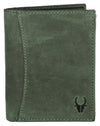 WILDHORN Top Grain Portrait Leather Wallet for Men | Ultra Strong Stitching | Handcrafted | RFID Blocking | 2 ID Slots | 11 Card Slots | Zip Compartment - WILDHORN