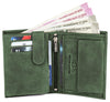 WILDHORN Top Grain Portrait Leather Wallet for Men | Ultra Strong Stitching | Handcrafted | RFID Blocking | 2 ID Slots | 11 Card Slots | Zip Compartment - WILDHORN
