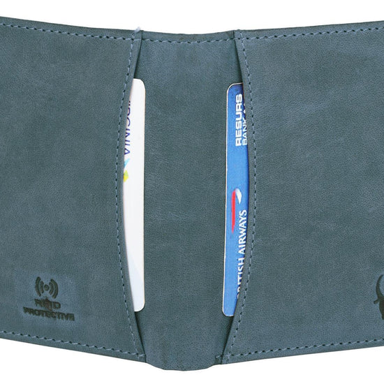 WILDHORN Top Grain Portrait Leather Wallet for Men | Ultra Strong Stitching | Handcrafted | RFID Blocking | 2 ID Slots | 11 Card Slots | Zip Compartment - WILDHORN