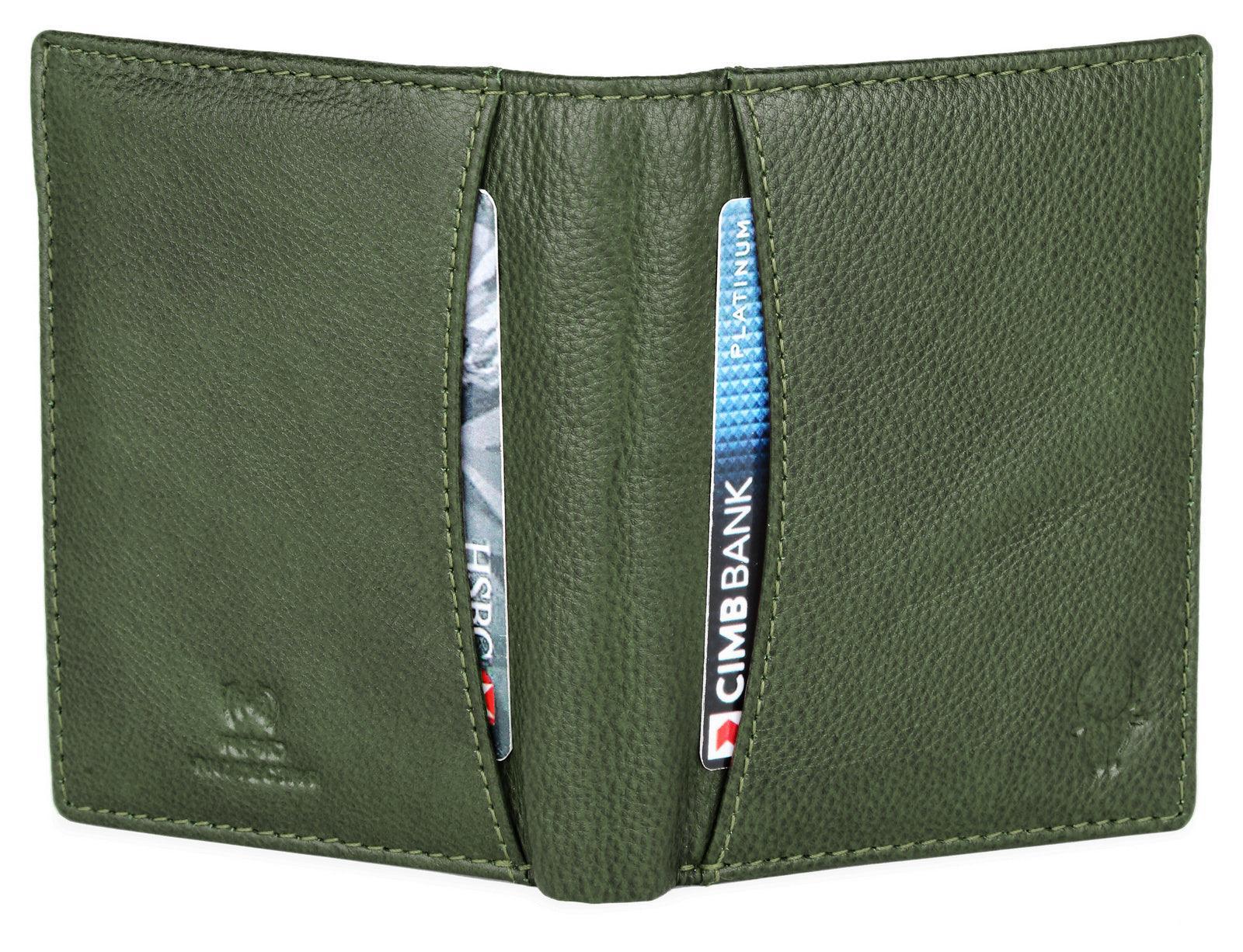 WILDHORN Top Grain Portrait Leather Wallet for Men | Ultra Strong Stitching | Handcrafted | RFID Blocking | 2 ID Slots | 11 Card Slots | Zip Compartment - WILDHORN