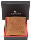 WILDHORN Top Grain Portrait Leather Wallet for Men | Ultra Strong Stitching | Handcrafted | RFID Blocking | 2 ID Slots | 11 Card Slots | Zip Compartment - WILDHORN