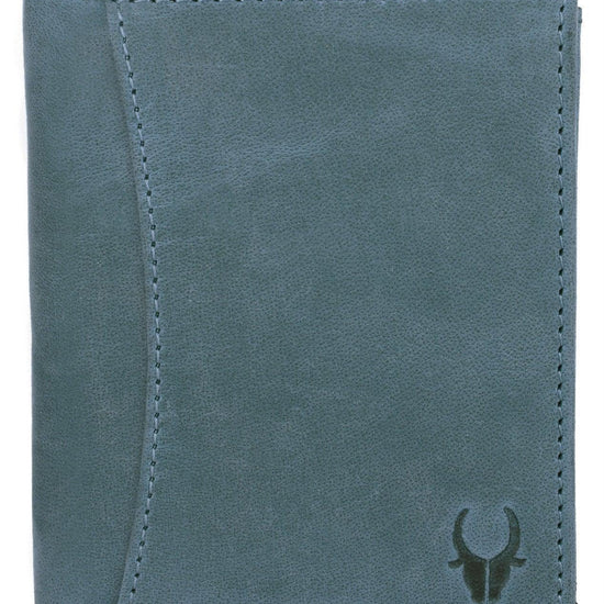 WILDHORN Top Grain Portrait Leather Wallet for Men | Ultra Strong Stitching | Handcrafted | RFID Blocking | 2 ID Slots | 11 Card Slots | Zip Compartment - WILDHORN