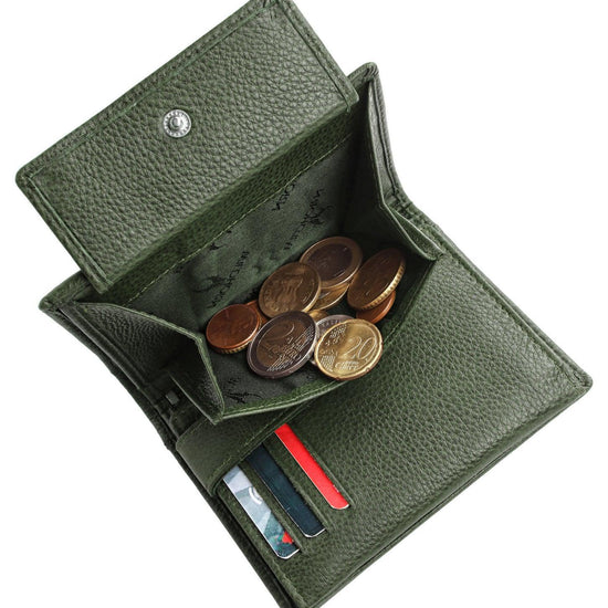 WILDHORN Top Grain Portrait Leather Wallet for Men | Ultra Strong Stitching | Handcrafted | RFID Blocking | 2 ID Slots | 11 Card Slots | Zip Compartment - WILDHORN