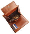 WILDHORN Top Grain Portrait Leather Wallet for Men | Ultra Strong Stitching | Handcrafted | RFID Blocking | 2 ID Slots | 11 Card Slots | Zip Compartment - WILDHORN