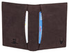 WILDHORN Top Grain Portrait Leather Wallet for Men | Ultra Strong Stitching | Handcrafted | RFID Blocking | 2 ID Slots | 11 Card Slots | Zip Compartment - WILDHORN